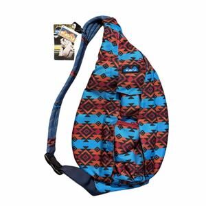 NEW KAVU Rope Sling Bag Aztec Navajo Print